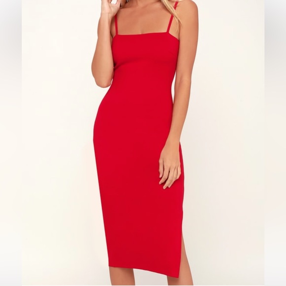Lulus Red Holiday Party Dress in Size XS - Picture 2 of 8